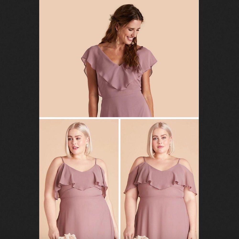 NWT Jane Convertible Dress Chiffon in Sea Glass - Picture 4 of 10